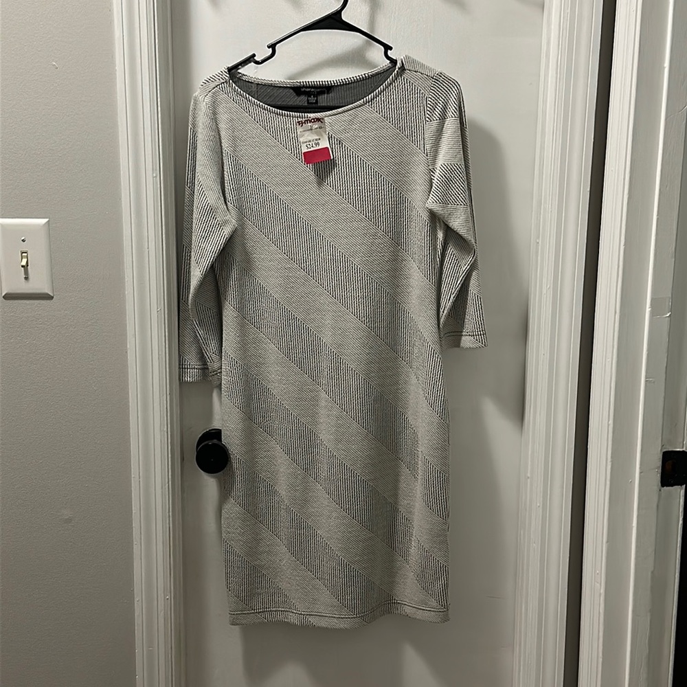Sharagano Long Sleeve fitted Dress